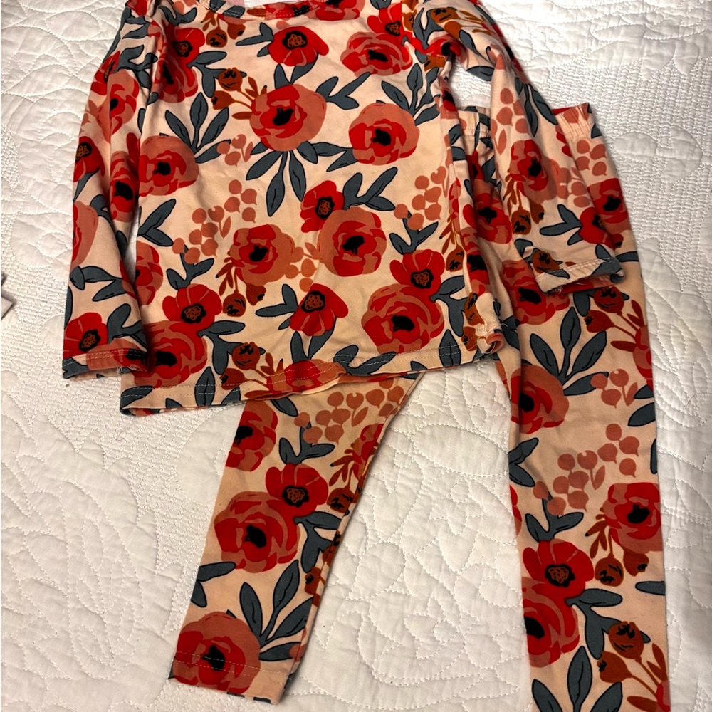 Floral 2T Matching set Petit Peony